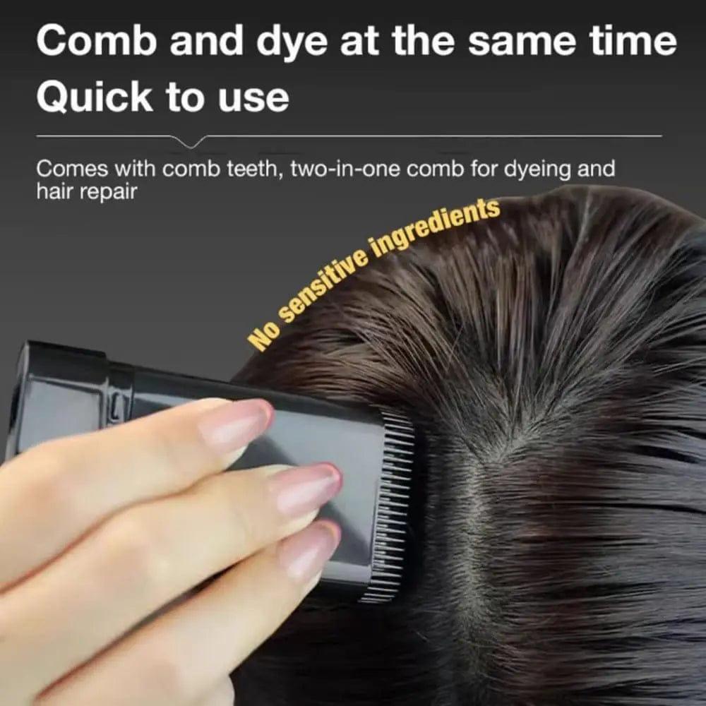 Instant Hair Color Dye Comb Stick Root Touch-Up Cover Gray Hair Long Lasting 20g