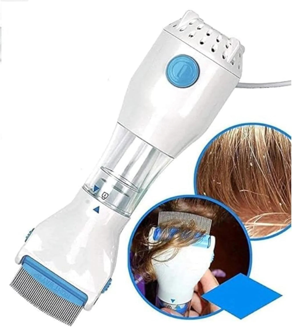 Anti Lice Metal Comb with 4 Filters | Stainless Steel Fine Tooth Head