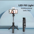 R1S Multifunctional Wireless Selfie Stick Tripod – Extendable Handheld Monopod