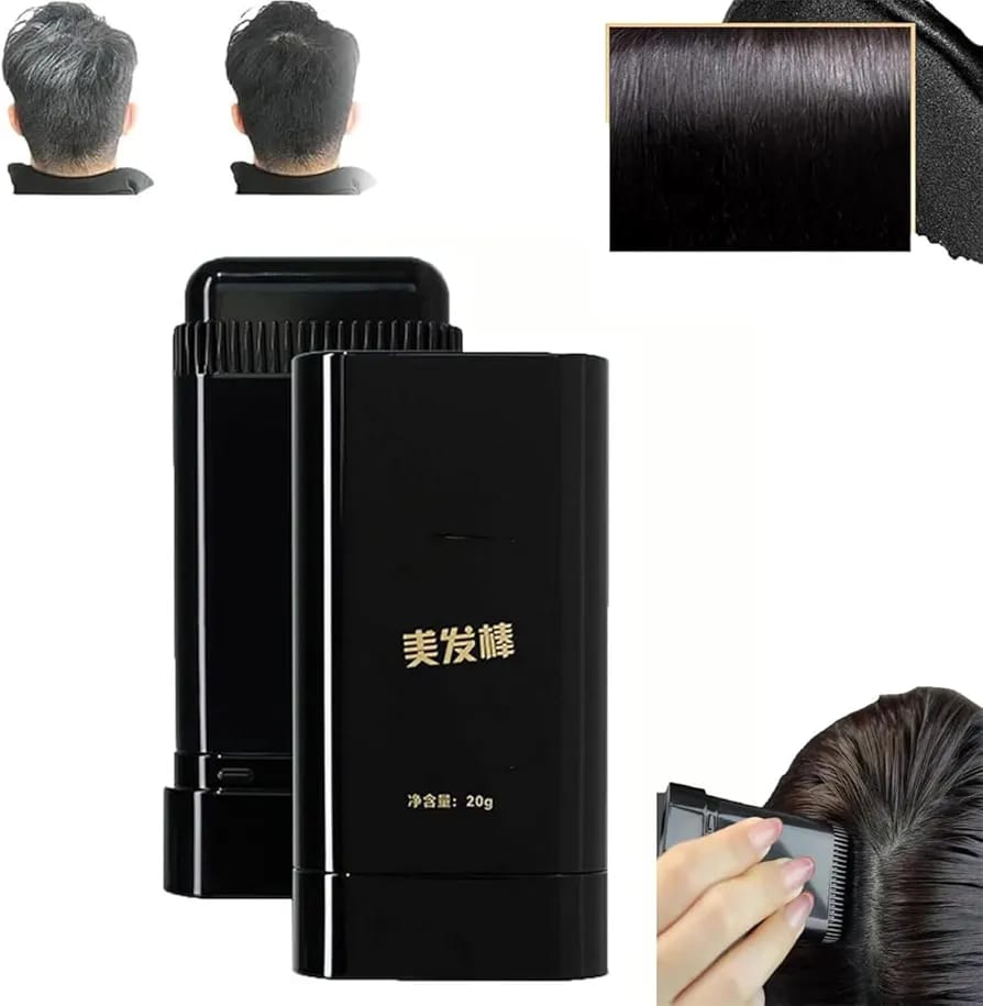 Instant Hair Color Dye Comb Stick Root Touch-Up Cover Gray Hair Long Lasting 20g