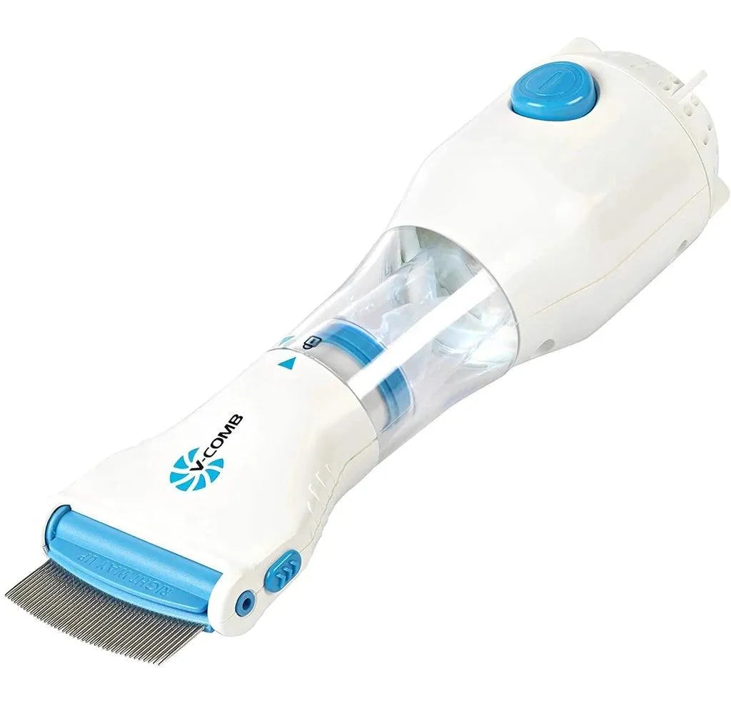 Anti Lice Metal Comb with 4 Filters | Stainless Steel Fine Tooth Head