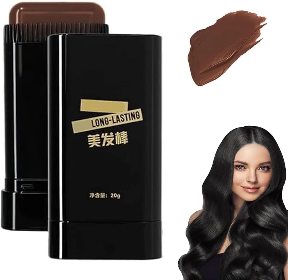 Instant Hair Color Dye Comb Stick Root Touch-Up Cover Gray Hair Long Lasting 20g