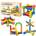 Magnetic Toys Building Blocks - 36 PCS Kids Magnet Balls and Rods Set Toddler STEM Sticks Toy Learning Educational Block Games Stacking Toys for Boy Girl Age 3+ Years Old Preschool